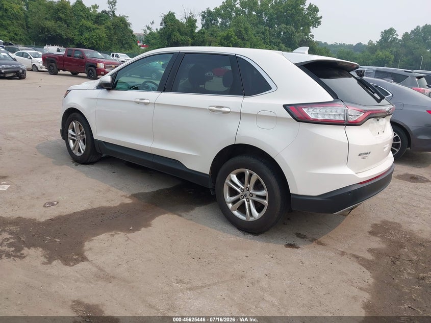 Vin: 2fmpk4j93fbb98444, lot: 46123912, ford edge sel 20153