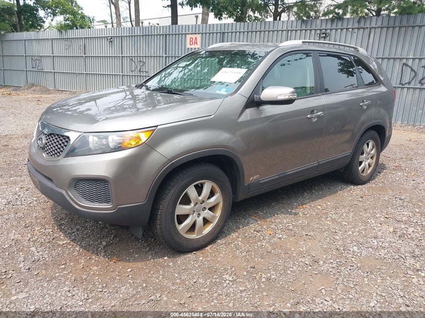 2012 Kia Sorento Lx V6 5XYKTDA28CG277520 photo 1
