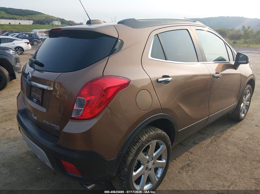 Vin: kl4cjgsb9gb587227, lot: 46123955, buick encore leather 20164