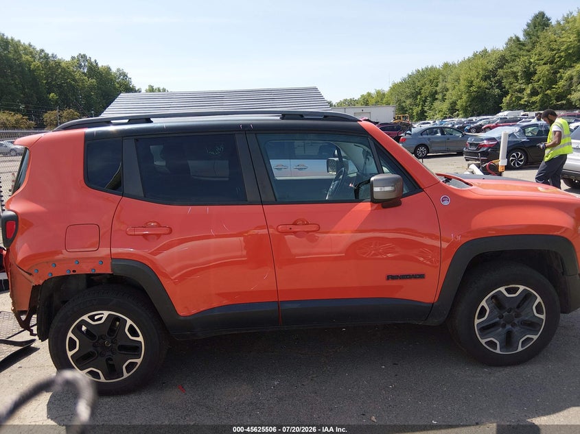 2015 Jeep Renegade Trailhawk VIN: ZACCJBCT0FPB64656 Lot: 45625506