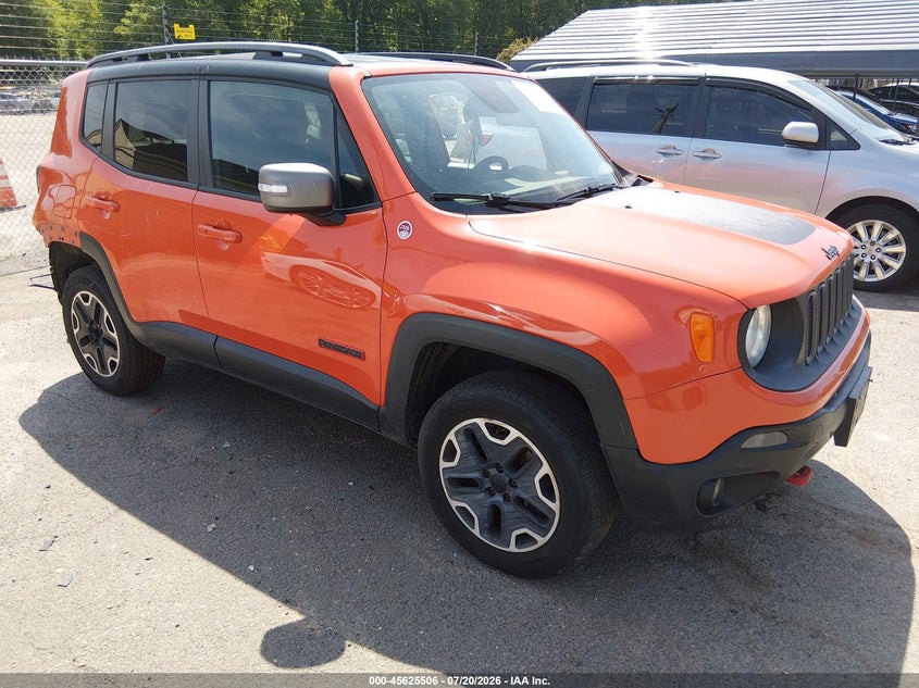 2015 Jeep Renegade Trailhawk VIN: ZACCJBCT0FPB64656 Lot: 45625506