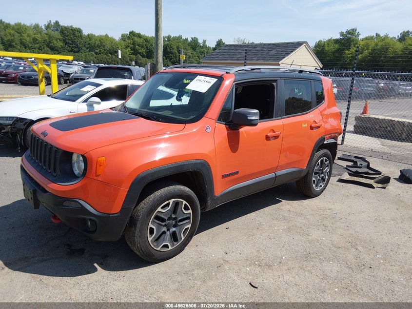 2015 Jeep Renegade Trailhawk VIN: ZACCJBCT0FPB64656 Lot: 45625506