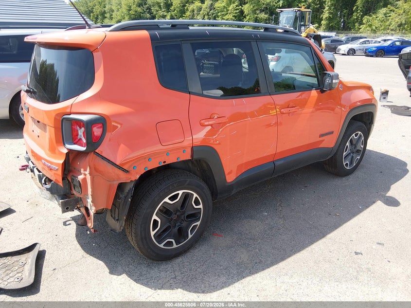 2015 Jeep Renegade Trailhawk VIN: ZACCJBCT0FPB64656 Lot: 45625506