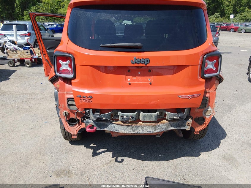 2015 Jeep Renegade Trailhawk VIN: ZACCJBCT0FPB64656 Lot: 45625506