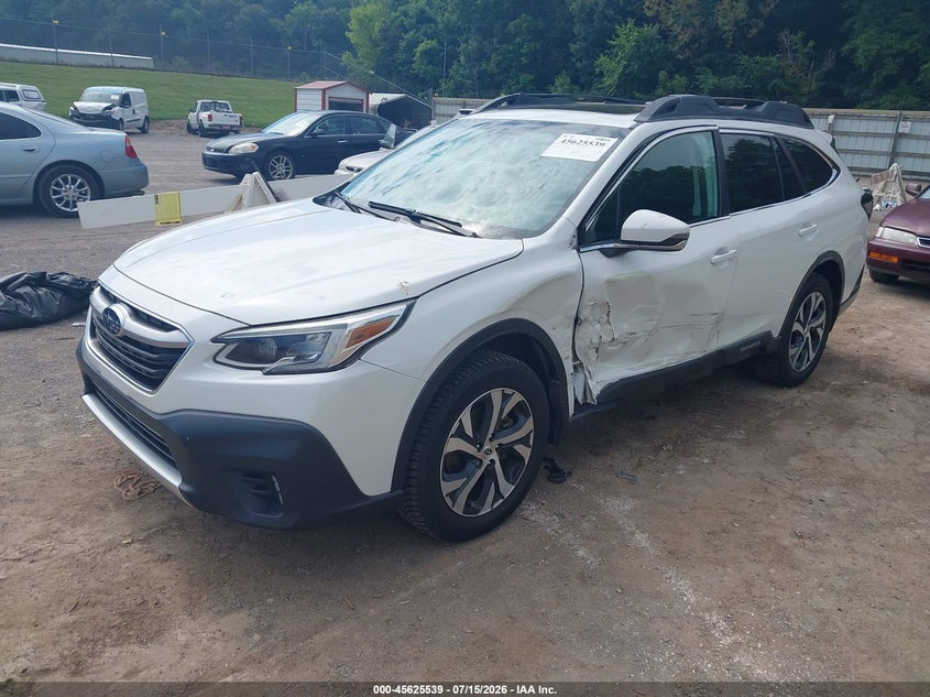 Vin: 4s4btanc7l3250844, lot: 46124005, subaru outback limited 20202