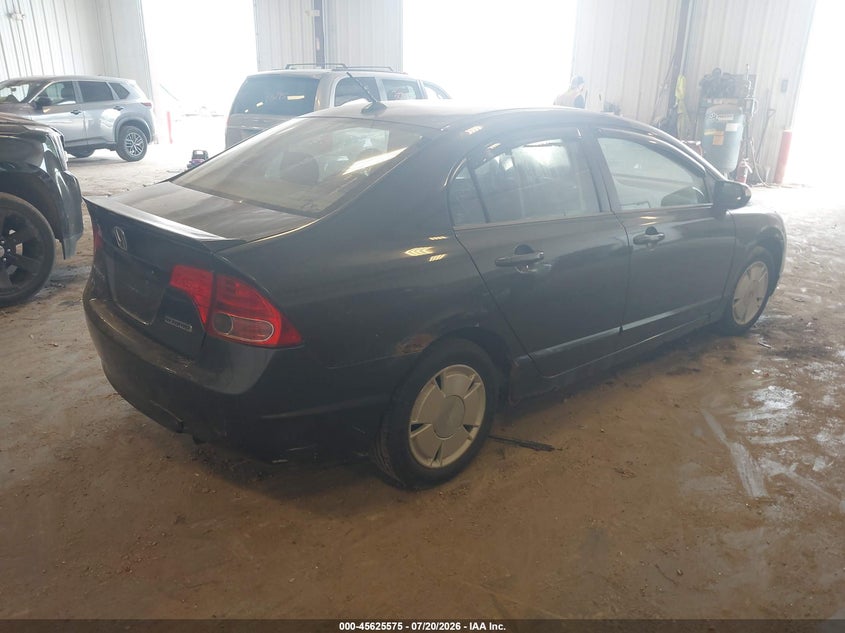 2007 HONDA CIVIC HYBRID auction photo 4