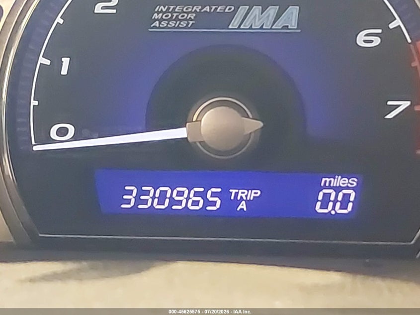 2007 HONDA CIVIC HYBRID auction photo 7