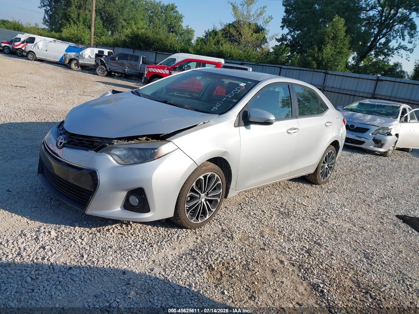 2014 TOYOTA COROLLA auction photo 2