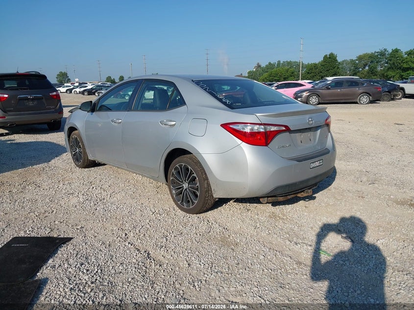 2014 TOYOTA COROLLA auction photo 3