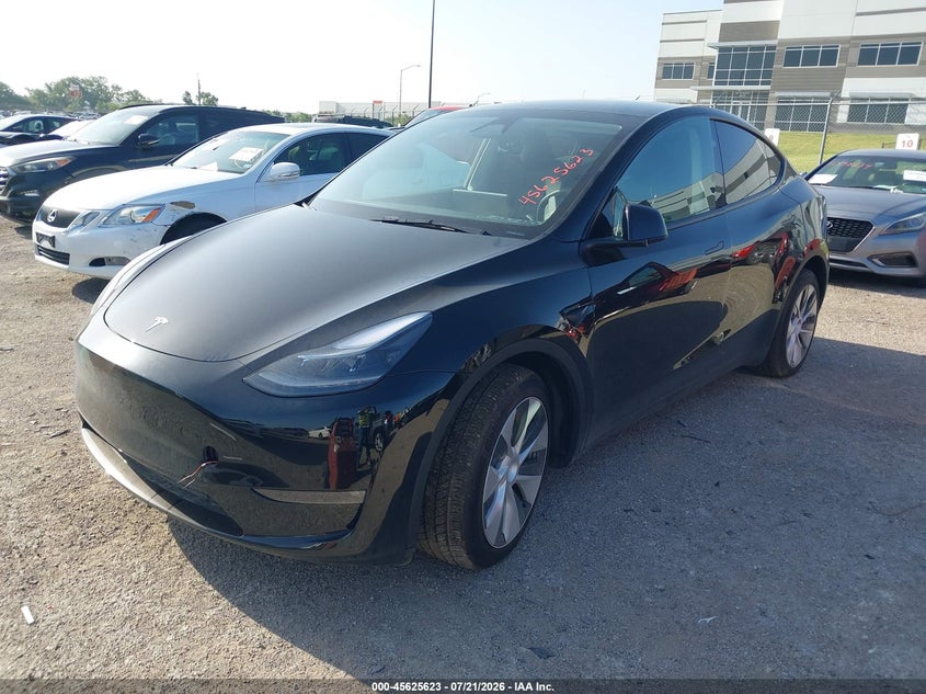 2023 Tesla Model Y Awd/Long Range Dual Motor All-Wheel Drive VIN: 7SAYGDEE3PF805449 Lot: 45625623