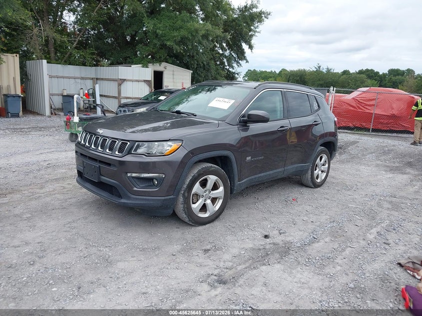 Vin: 3c4njdbb1jt492583, lot: 46124111, jeep compass latitude 4x4 20182