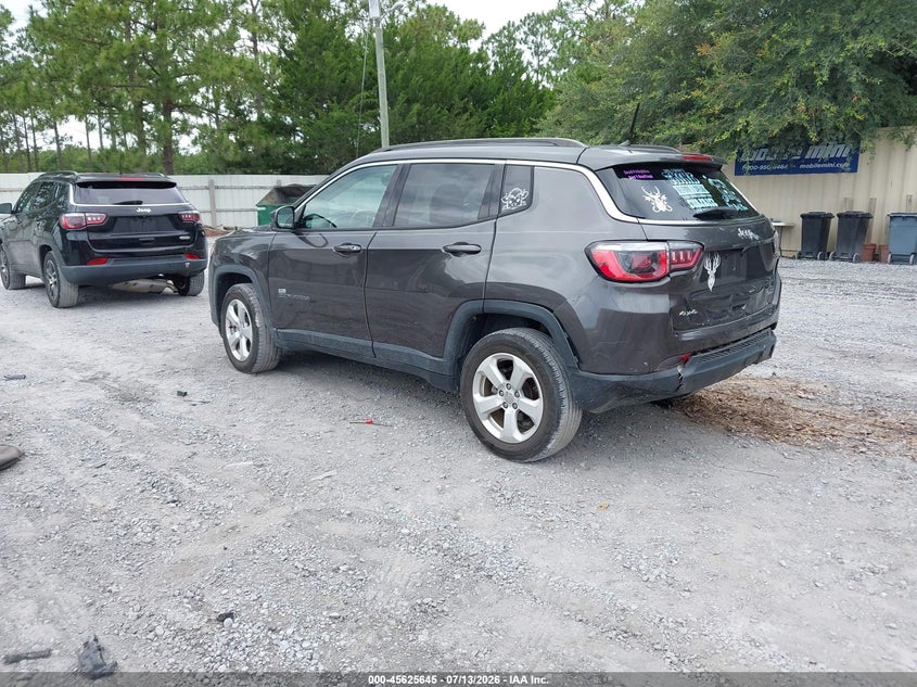 Vin: 3c4njdbb1jt492583, lot: 46124111, jeep compass latitude 4x4 20183