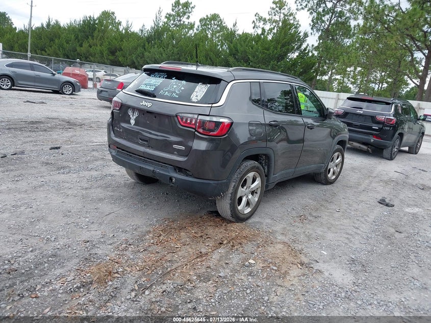 Vin: 3c4njdbb1jt492583, lot: 46124111, jeep compass latitude 4x4 20184