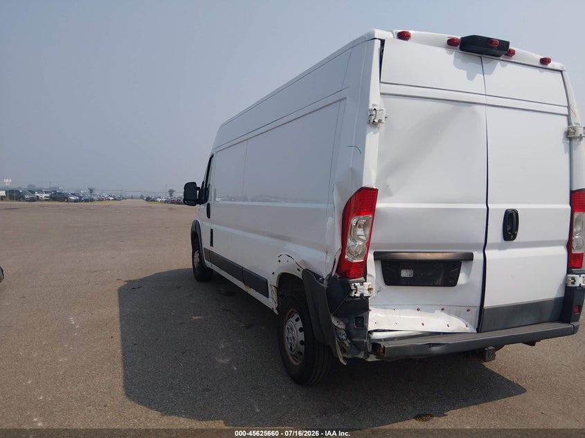 Vin: 3c6trvdg0he542975, lot: 46124126, ram promaster 2500 high roof 159 wb 20173