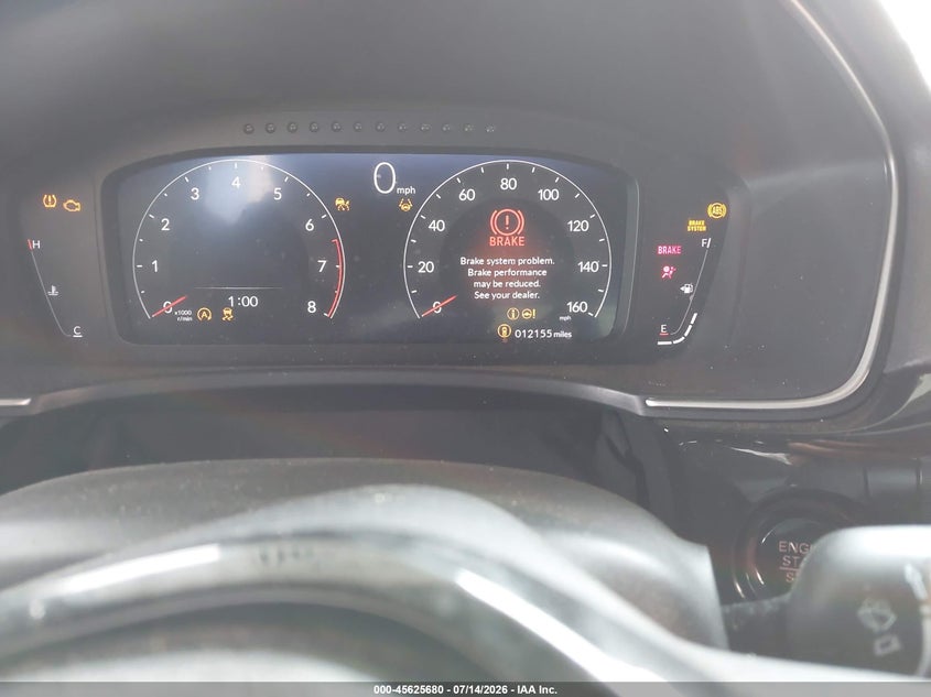 2026 Honda Civic Si Sedan VIN: 2HGFE1E50TH471735 Lot: 45625680