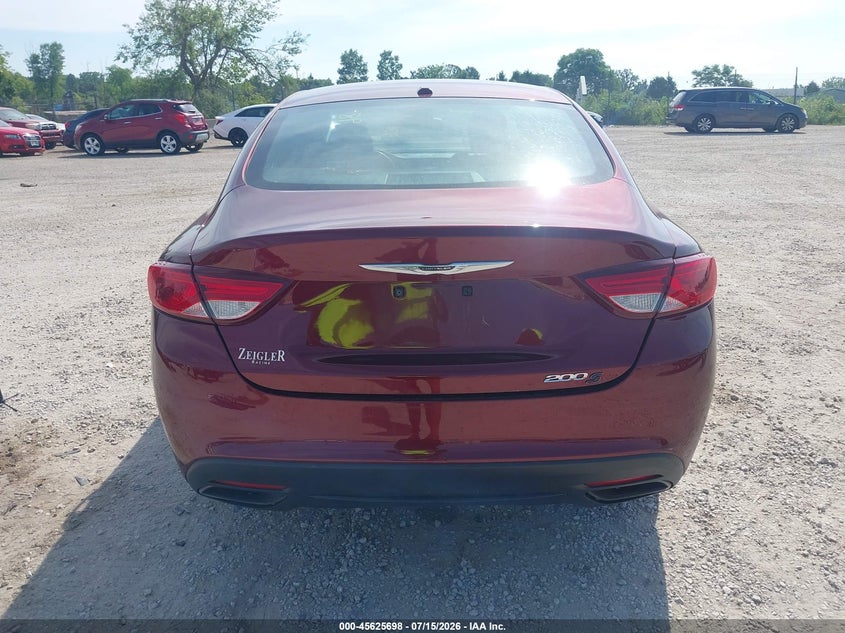 2015 Chrysler 200 S VIN: 1C3CCCBB0FN554577 Lot: 45625698