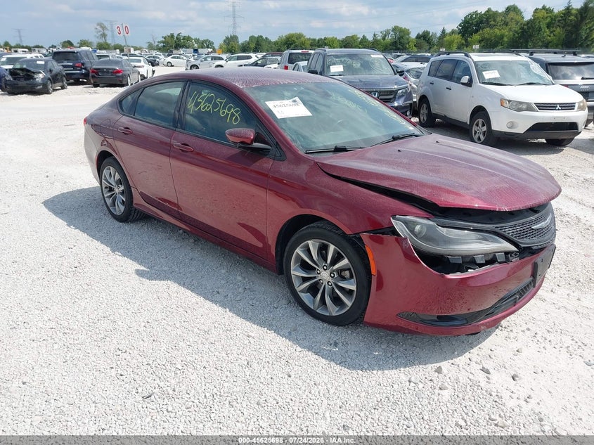 Vin: 1c3cccbb0fn554577, lot: 46124165, chrysler 200 s 20151