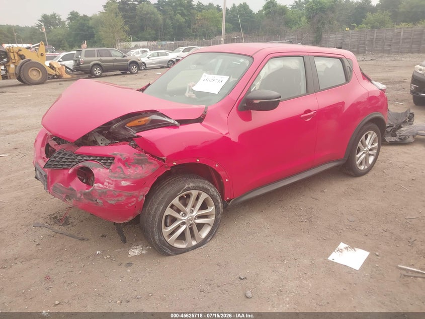 Vin: jn8af5mv6ft558565, lot: 46124184, nissan juke s 20152