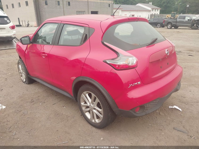 Vin: jn8af5mv6ft558565, lot: 46124184, nissan juke s 20153