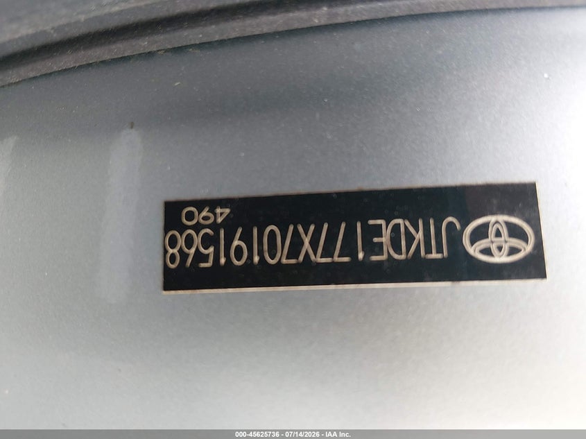 2007 Scion Tc VIN: JTKDE177X70191568 Lot: 45625736