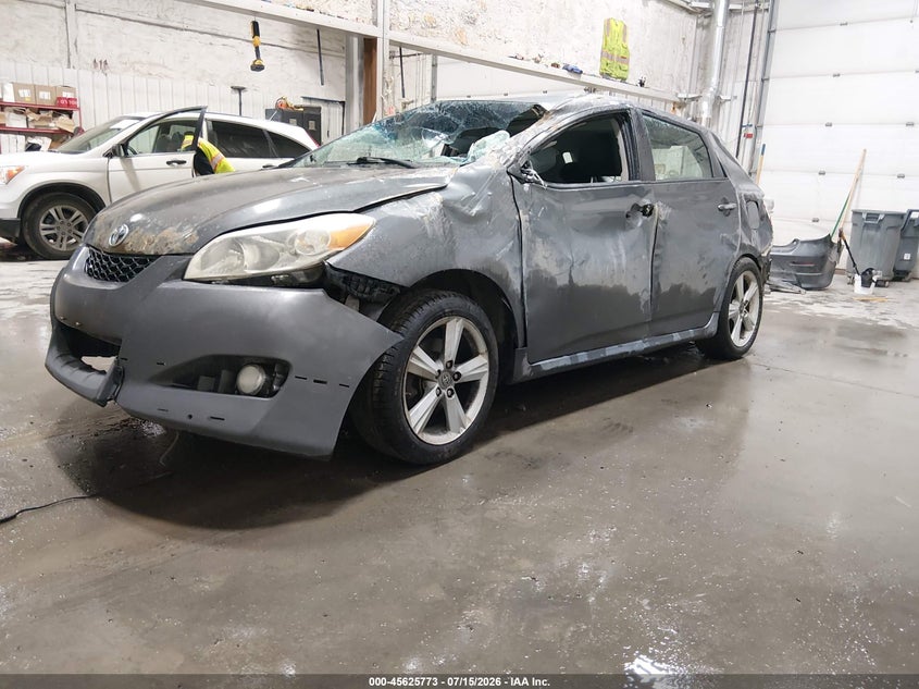 Vin: 2t1le4ee8ac015122, lot: 46124239, toyota matrix s 20102