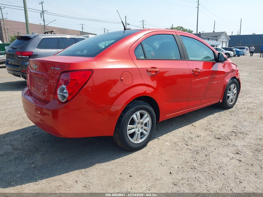 Vin: 1g1ja5sh4c4140348, lot: 46124307, chevrolet sonic 2ls 20124