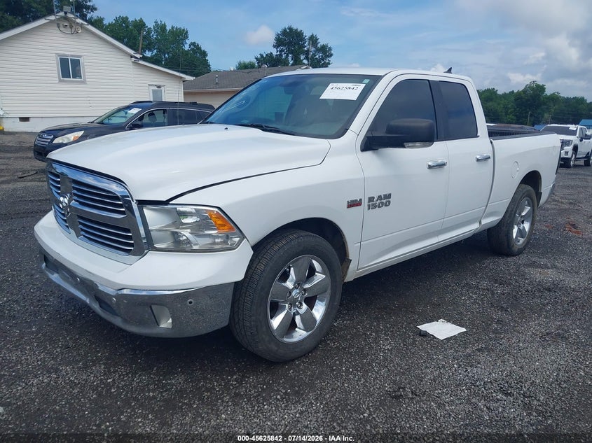 Vin: 1c6rr6gt6hs676301, lot: 46124308, ram 1500 big horn  4x2 6'4 box 20172