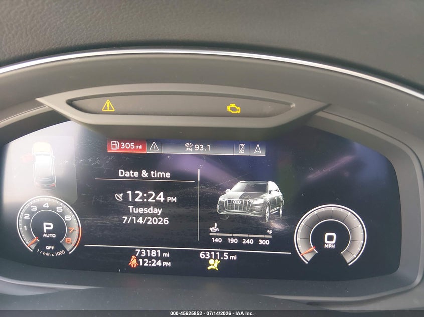 2020 Audi Q7 Premium 45 Tfsi Quattro Tiptronic VIN: WA1AJAF75LD009585 Lot: 45625852