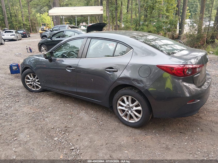 Vin: jm1bm1u73g1330942, lot: 46124330, mazda mazda3 i sport 20163