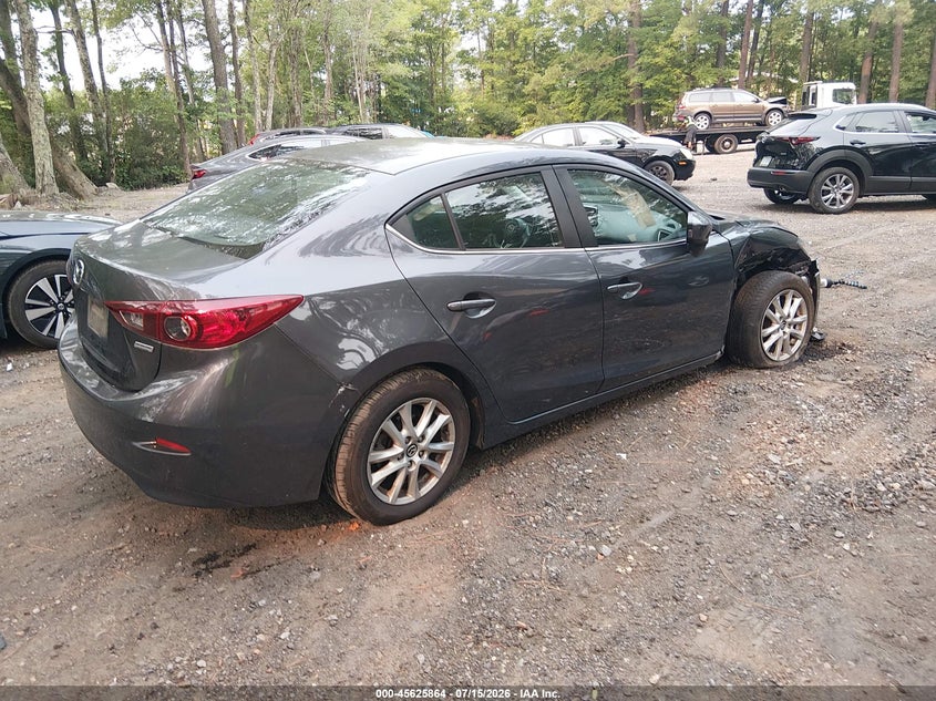 Vin: jm1bm1u73g1330942, lot: 46124330, mazda mazda3 i sport 20164