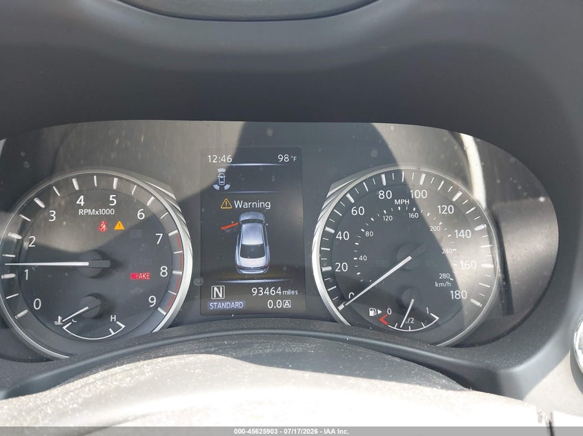 2019 Infiniti Q50 3.0T Luxe VIN: JN1EV7AR5KM553223 Lot: 45625903