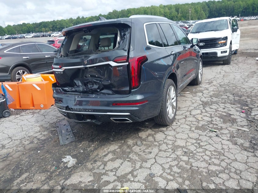 Vin: 1gykpdrs1mz134463, lot: 46124374, cadillac xt6 awd premium luxury 20214