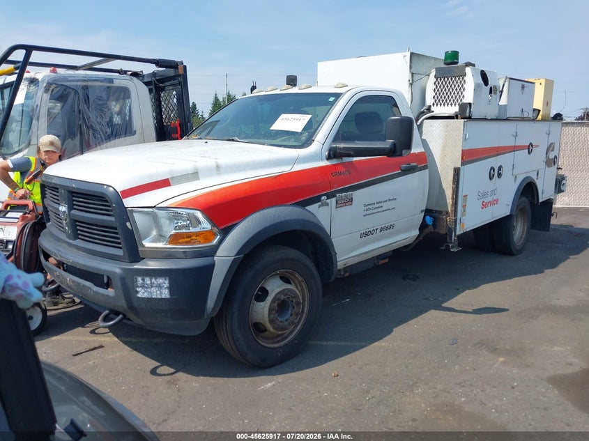 2012 RAM 5500, Front & Rear, IAAI, VIN 3C7WDMBL3CG154010 — photo 2