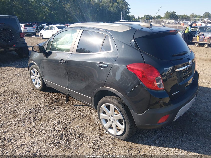 Vin: kl4cjdsb5fb260319, lot: 46124385, buick encore premium 20153