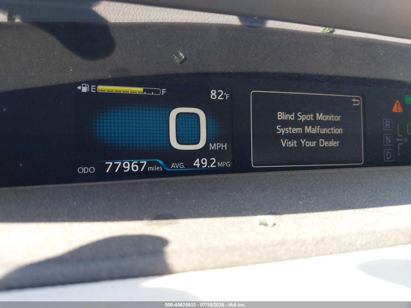 2017 Toyota Prius Three Touring VIN: JTDKARFU4H3542670 Lot: 45625933