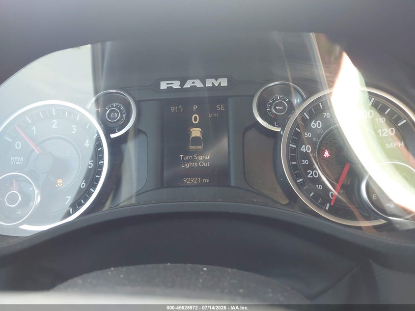 2020 Ram 1500 Big Horn 4X2 5'7 Box VIN: 1C6RREFT1LN372716 Lot: 45625972