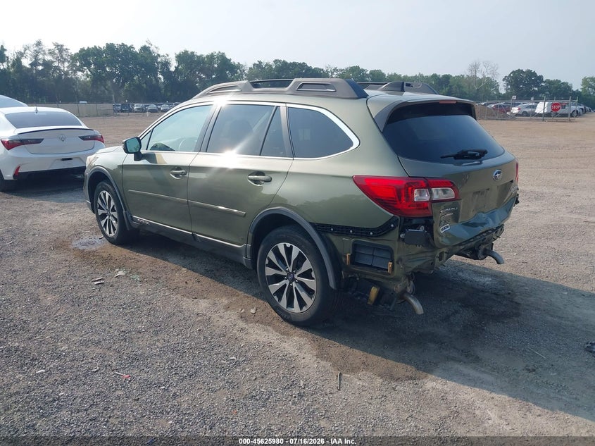 Vin: 4s4bsenc7g3204866, lot: 46124446, subaru outback 3.6r limited 20163
