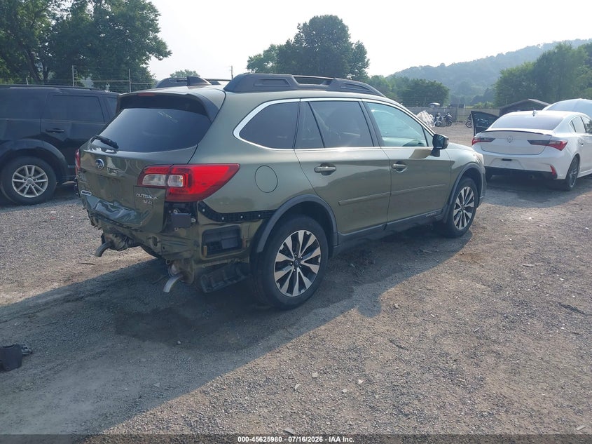 Vin: 4s4bsenc7g3204866, lot: 46124446, subaru outback 3.6r limited 20164