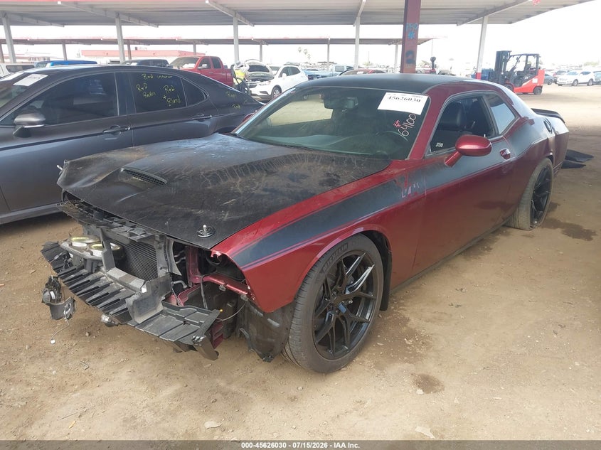 Vin: 2c3cdzfjxlh159618, lot: 46124496, dodge challenger r/t scat pack 20202