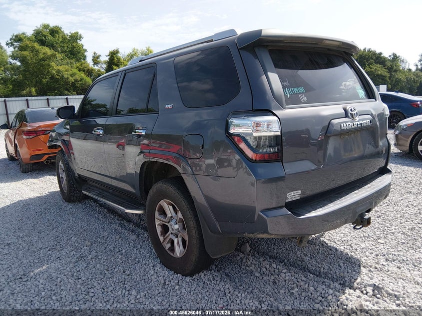 Vin: jtezu5jr8f5092360, lot: 46124512, toyota 4runner sr5 20153