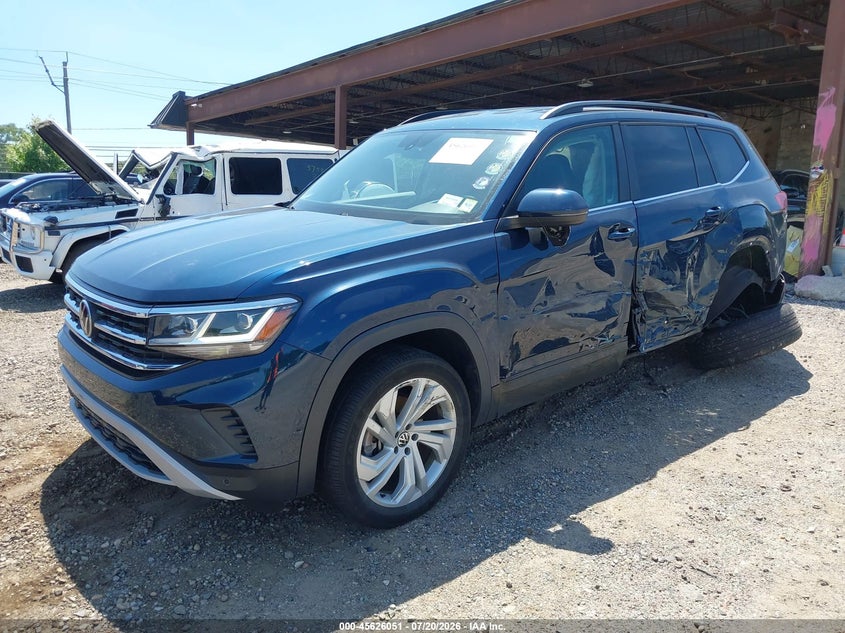 2021 VOLKSWAGEN ATLAS auction photo 2