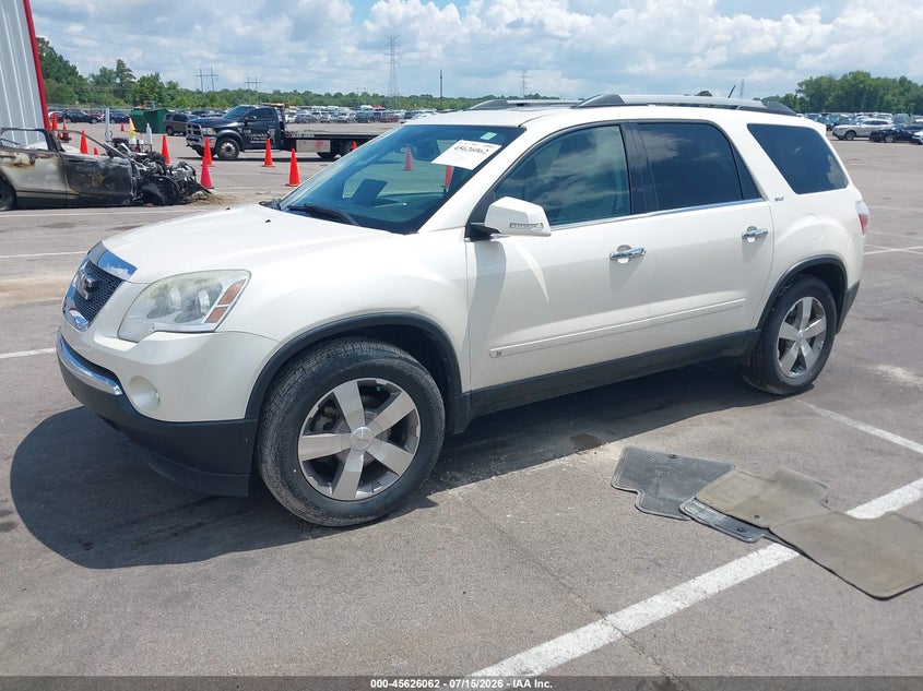 Vin: 1gklrmed5aj123167, lot: 46124528, gmc acadia slt-1 20102