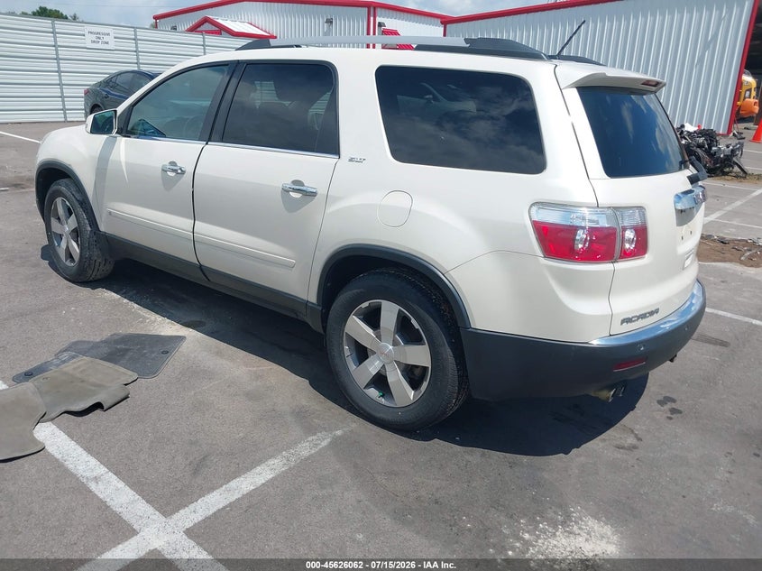 Vin: 1gklrmed5aj123167, lot: 46124528, gmc acadia slt-1 20103