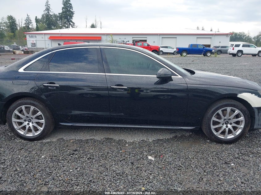 2022 Audi A4 Premium 40 Tfsi Quattro S Tronic VIN: WAUABAF41NA004619 Lot: 45626083