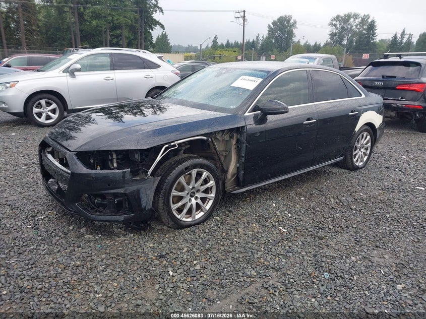 2022 Audi A4 Premium 40 Tfsi Quattro S Tronic VIN: WAUABAF41NA004619 Lot: 45626083