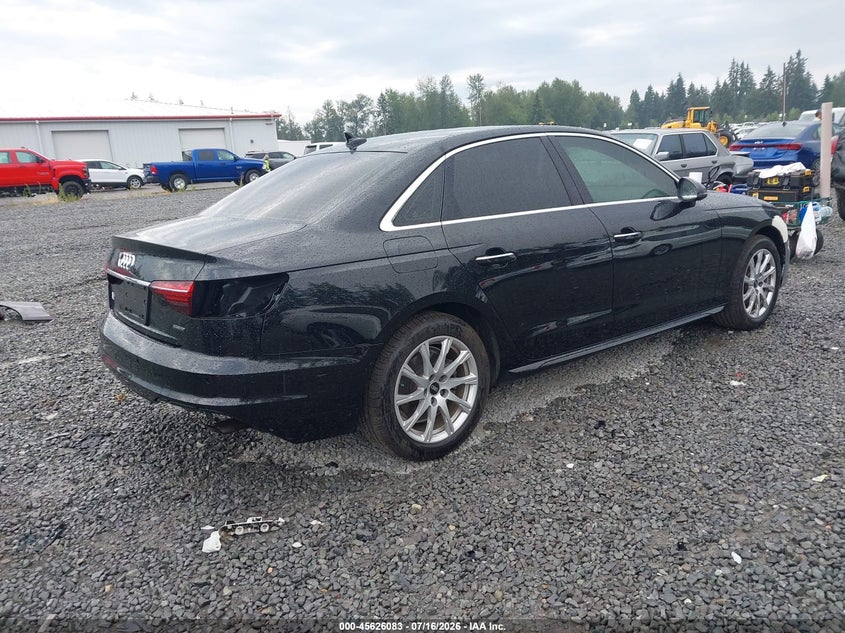 2022 Audi A4 Premium 40 Tfsi Quattro S Tronic VIN: WAUABAF41NA004619 Lot: 45626083