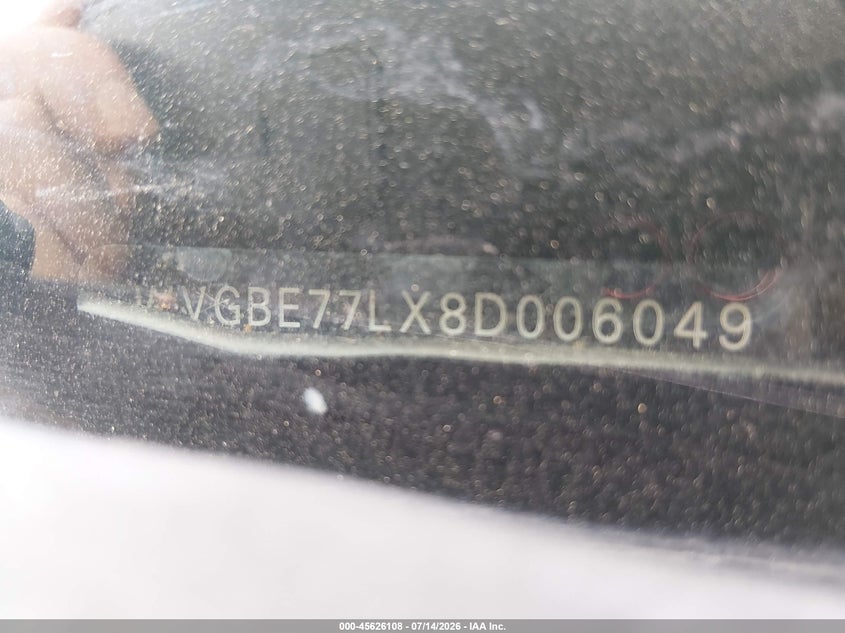 2008 Volkswagen Touareg 2 Vr6 Fsi VIN: WVGBE77LX8D006049 Lot: 45626108