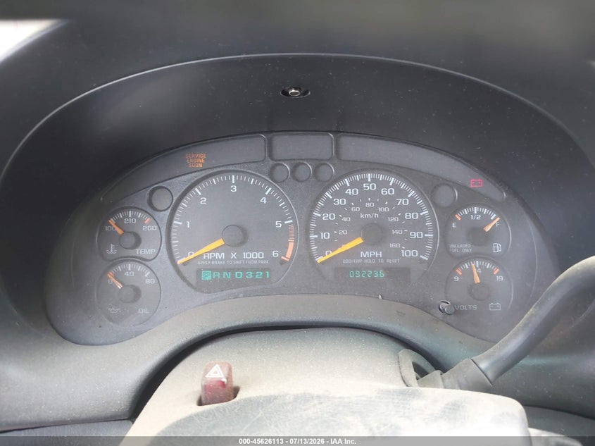1998 GMC SONOMA auction photo 7