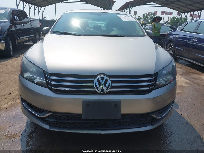 2012 Volkswagen Passat 2.5L Se VIN: 1VWBP7A39CC051969 Lot: 45626120