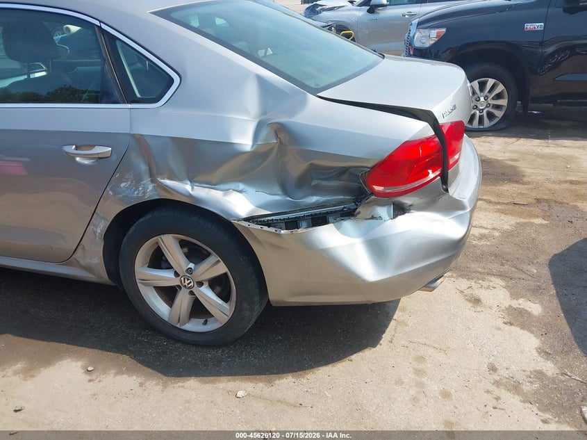 2012 Volkswagen Passat 2.5L Se VIN: 1VWBP7A39CC051969 Lot: 45626120